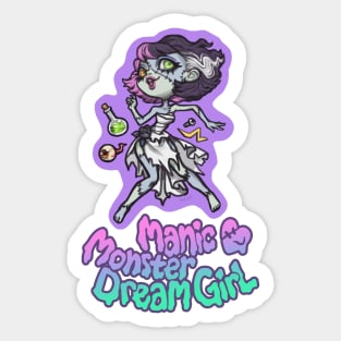 Manic Monster Dream Girl - Pastel Variant Sticker